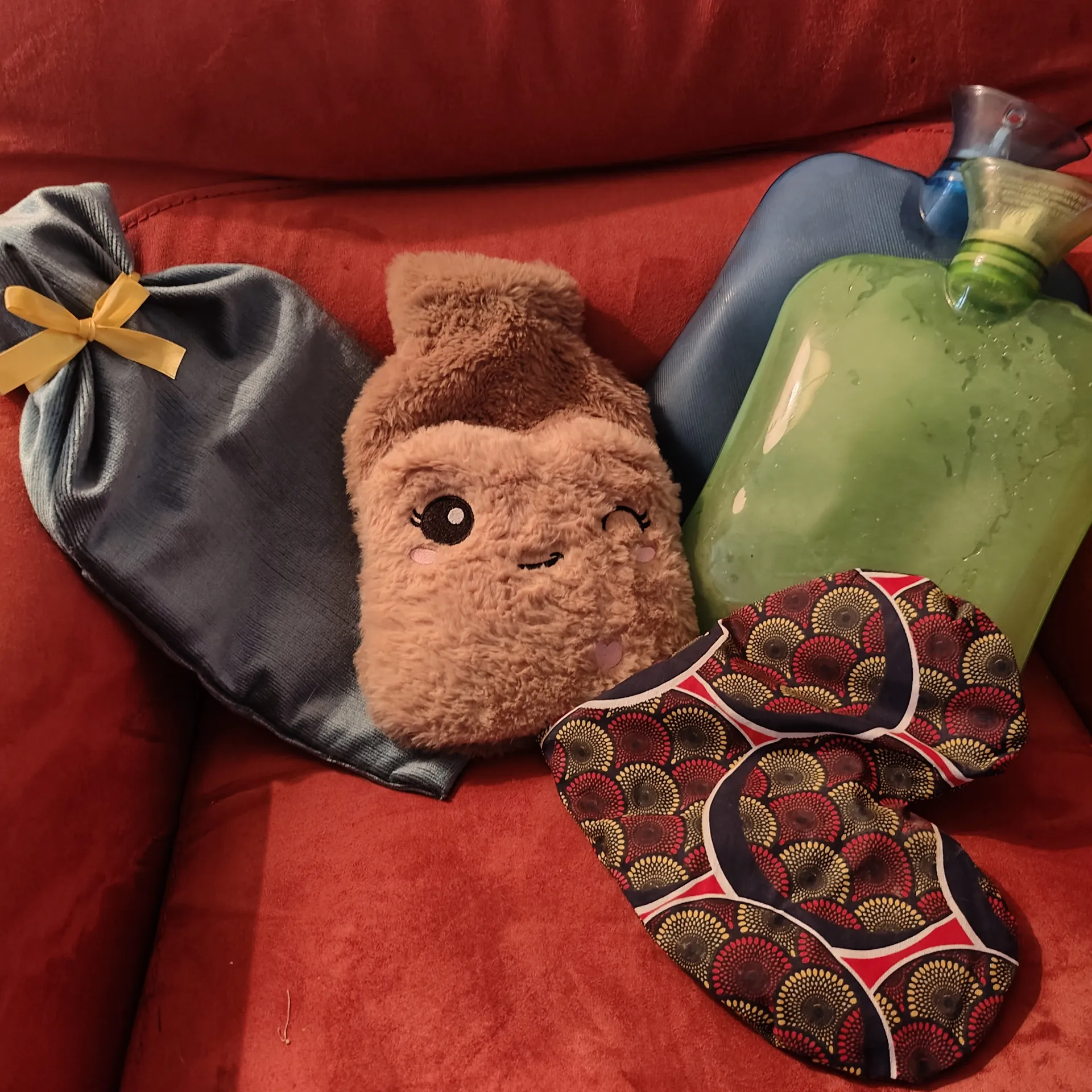 Bouillottes à graine ou à eau